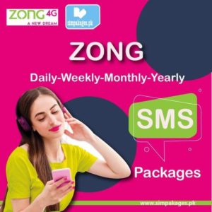 Zong Sms Packages