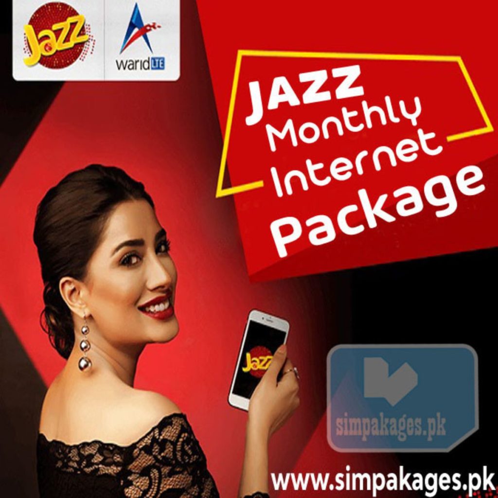 Jazz monthly internet package