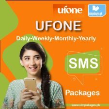 ufone daily weekly monthly yearly sms packages