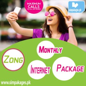 Zong Monthly Internet Package