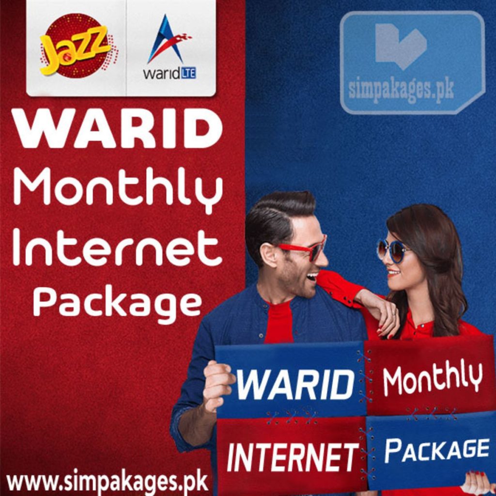 Warid Monthly Internet Package