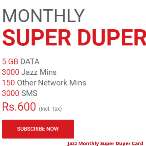 Jazz Monthly Super Duper Offer