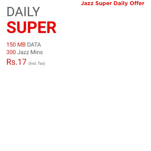 Jazz Super Daily Offer