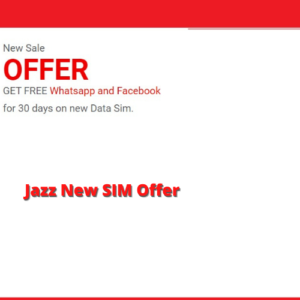 Jazz New SIM Offer