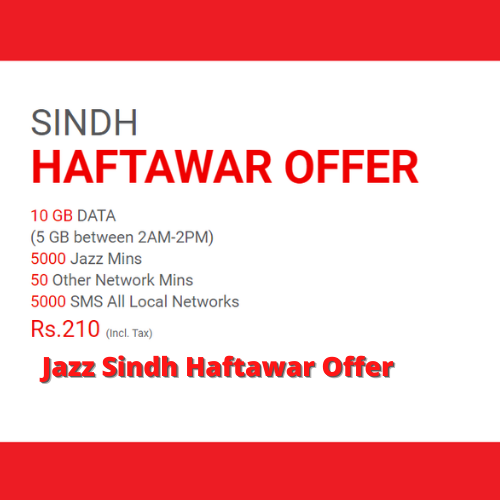 Jazz Sindh Haftawar Offer