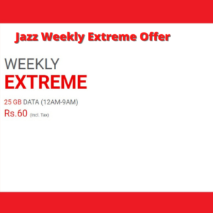 Jazz Weekly Extreme Offer