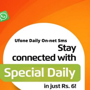 Ufone Daily On-net Sms